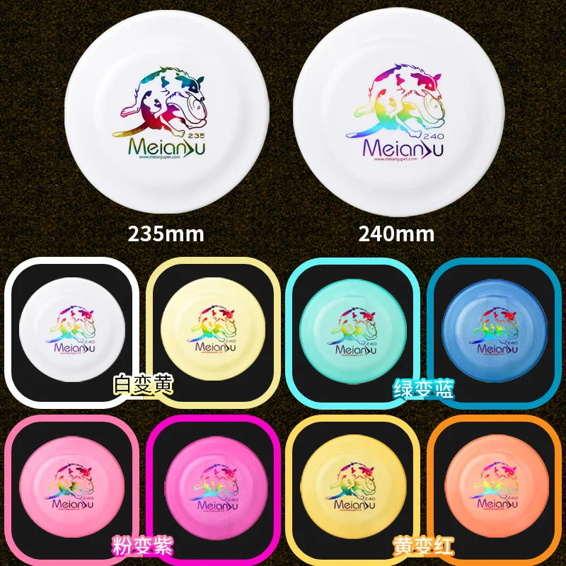 OUZEY Bite-Resistant Dog Frisbee – Perfect for Puppy Training and Active Play