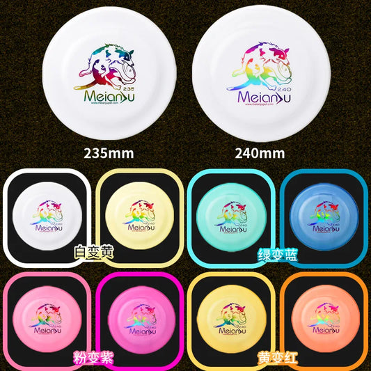 OUZEY Bite-Resistant Dog Frisbee – Perfect for Puppy Training and Active Play