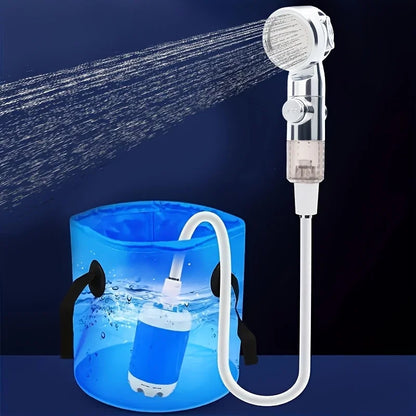 Portable USB Rechargeable Camping Shower