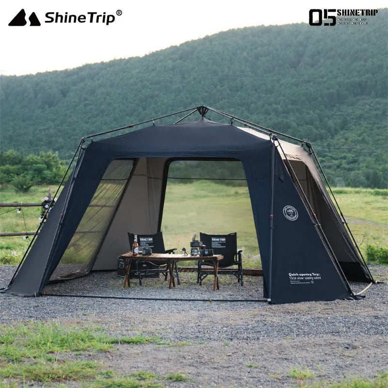 ShineTrip Heavy-Duty 600D Oxford Canopy | Waterproof Sun Shelter