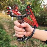 New Type Of High Power Slingshot High-precision Foldable Slingshot Powerful Outdoor Hunting Wristband And Rubber Band Catapult