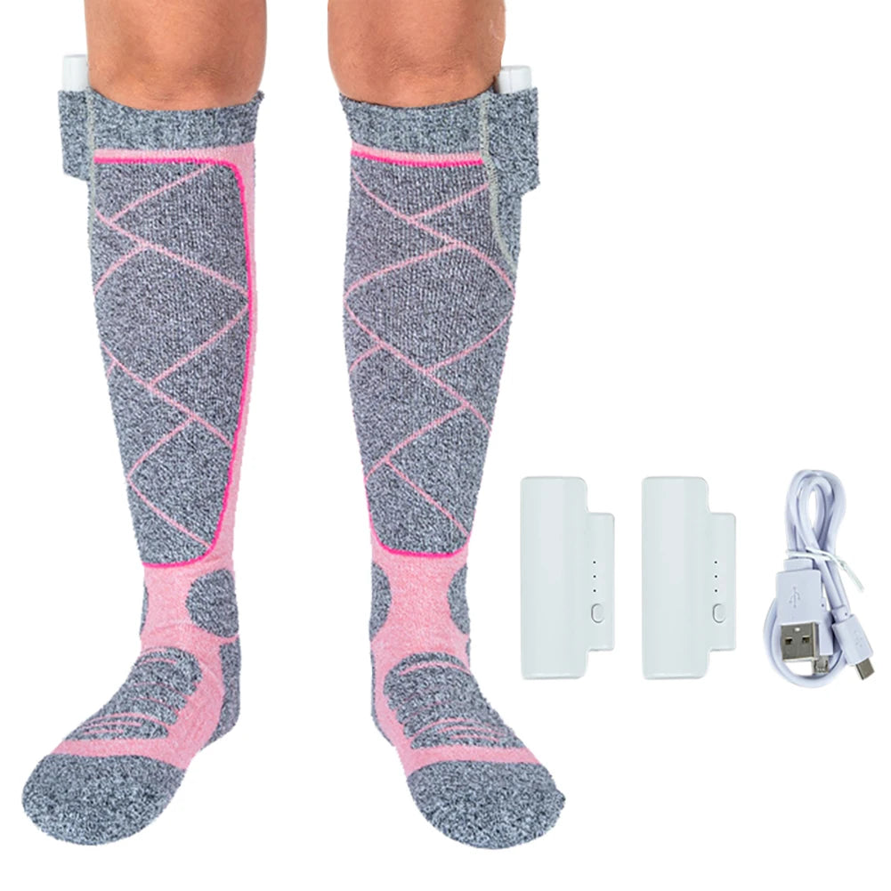 Unisex Battery-Powered Heated Socks
