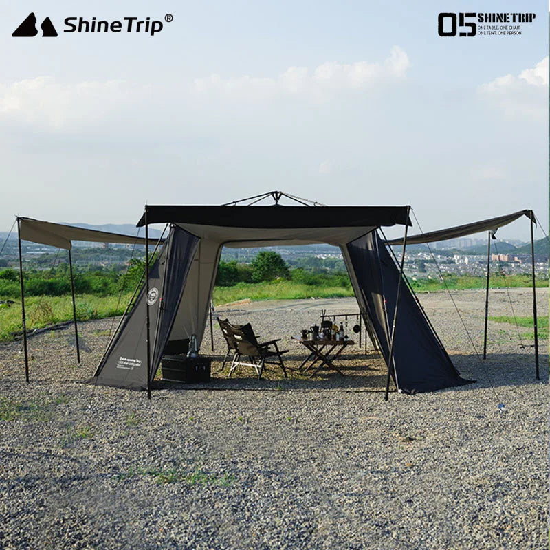 ShineTrip Heavy-Duty 600D Oxford Canopy | Waterproof Sun Shelter