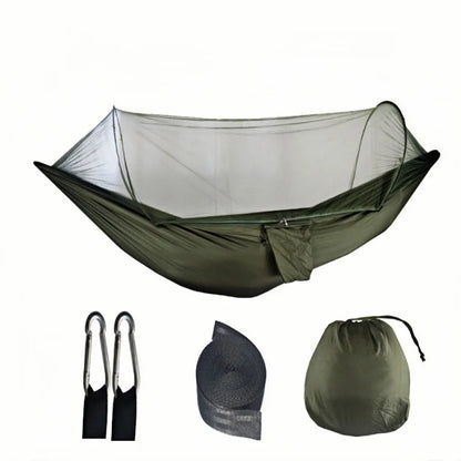 Camping hammock Super elastic fast opening hammock suitable for camping hammock outdoor furniture garden leisure hammock