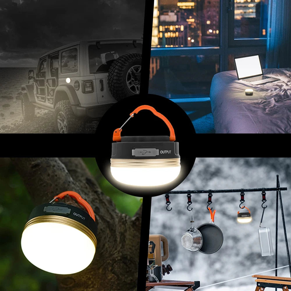 USB Rechargeable Camping Lantern | Multiple Sizes for Tent & Trail