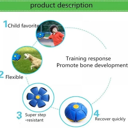 Transforming Magic Flying Disc Ball | Outdoor Dual-Purpose Pet & Kids Toy