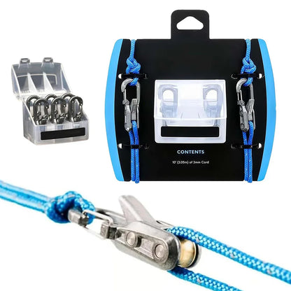 Ultralight Tent Rope Lock & Adjuster Kit