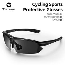 WEST BIKING UV400 Fashion Sunglasses Outdoor Sports Mountain Road Cycling Glasses Hiking Camping Golf Protective Glasses