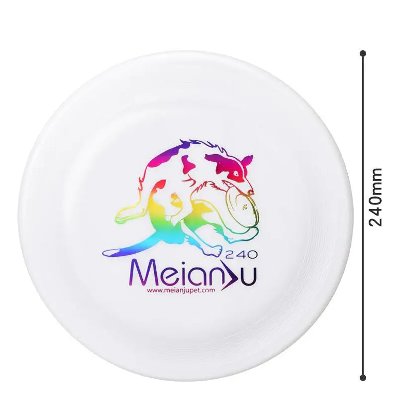 OUZEY Bite-Resistant Dog Frisbee – Perfect for Puppy Training and Active Play