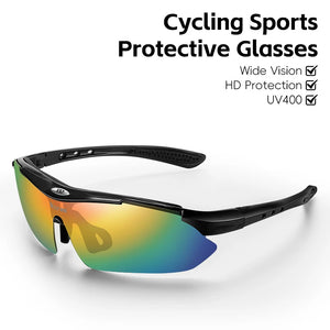 WEST BIKING UV400 Fashion Sunglasses Outdoor Sports Mountain Road Cycling Glasses Hiking Camping Golf Protective Glasses
