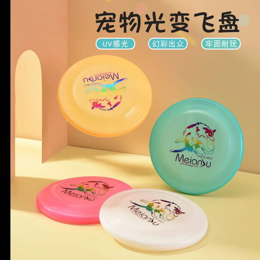 OUZEY Bite-Resistant Dog Frisbee – Perfect for Puppy Training and Active Play