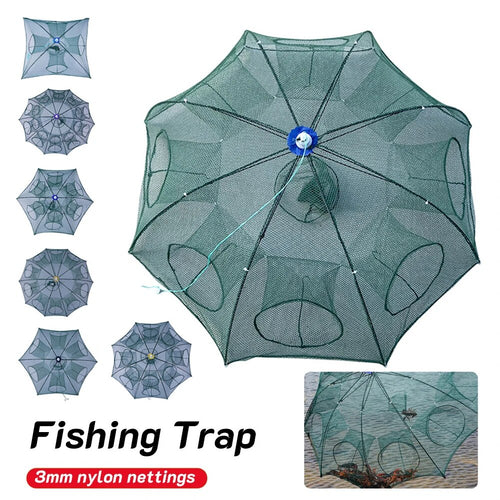 Portable Automatic 4 - 20 Hole Hand Fishing Net