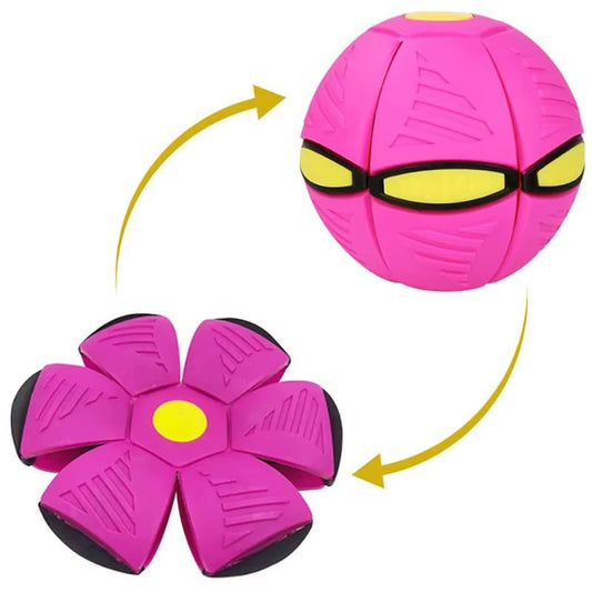 Transforming Magic Flying Disc Ball | Outdoor Dual-Purpose Pet & Kids Toy