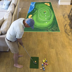 Juego de golf con velcro para interior y exterior