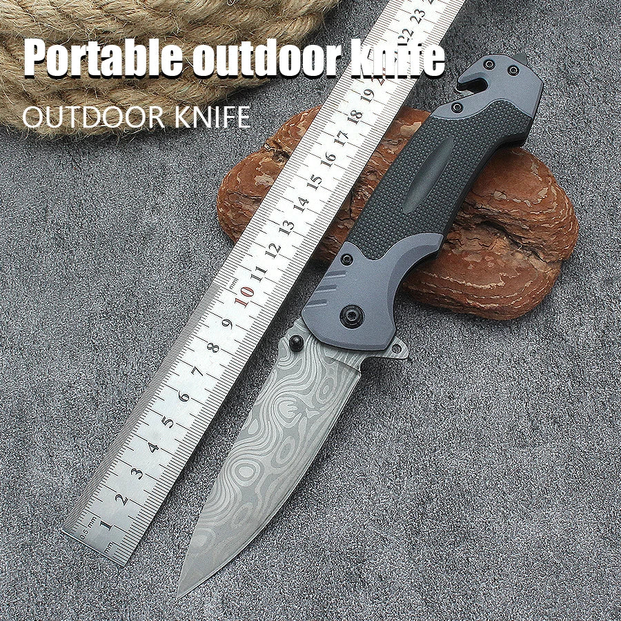 Folding knife, outdoor function, stainless steel small knife, portable folding knife, fruit knife, portable camping knife