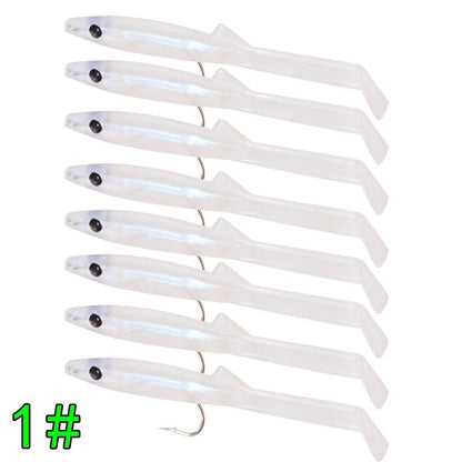 Soft Plastic Fishing Lure 65mm - 8pcs Set