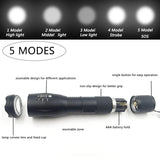 Z45 Led Flashlight Ultra Bright - Waterproof
