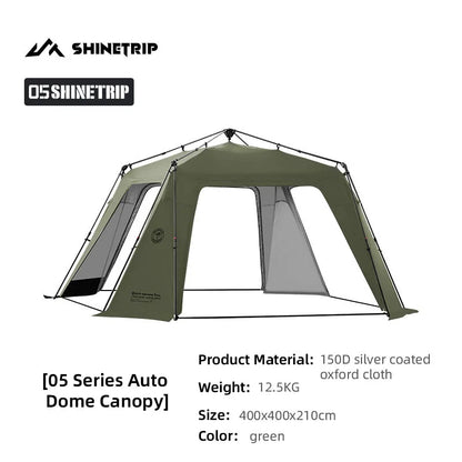 ShineTrip Heavy-Duty 600D Oxford Canopy | Waterproof Sun Shelter