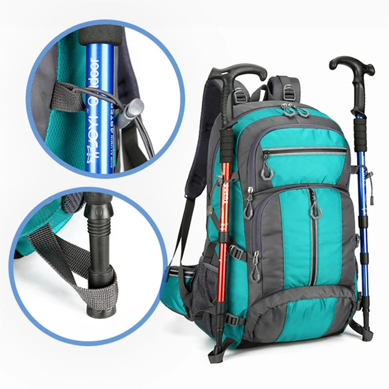 50L Adventure Backpack with Dedicated Shoe Compartment