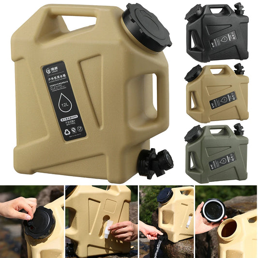 Heavy-Duty 12L Camping Water Tank