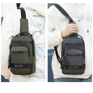 Men's Large Capacity Hiking Sling Bag
