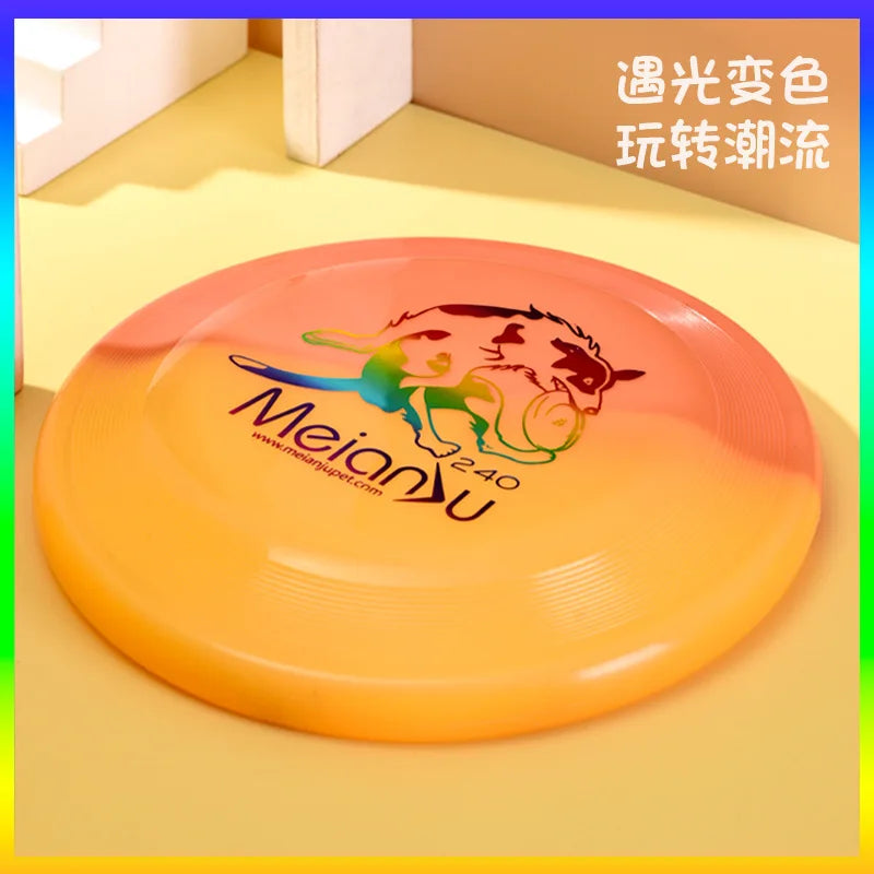 OUZEY Bite-Resistant Dog Frisbee – Perfect for Puppy Training and Active Play