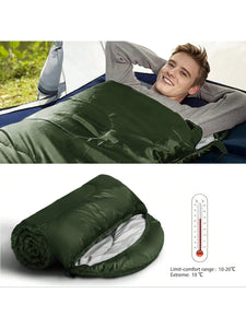 Outdoor Camping Sleeping Bag, Extended And Thickened Version, Warm Sleeping Bag, Foldable, Easy To Carry, Suitable For Outdoors.