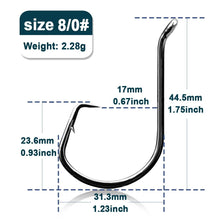 Circle Fishing Hooks 25-50Pcs - Bass / Carp Fishing