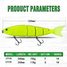 TEKNIK - Giant Jointed Pike/Bass Swimbait  (1 Pcs)