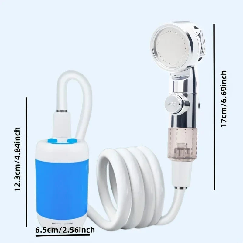 Portable USB Rechargeable Camping Shower