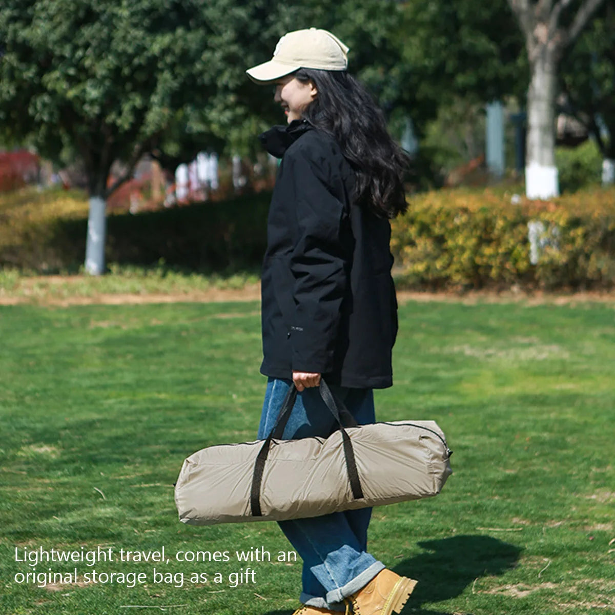 3-4 Person Quick-Open Pop-Up Tent | Durable 600D, Weather-Resistant