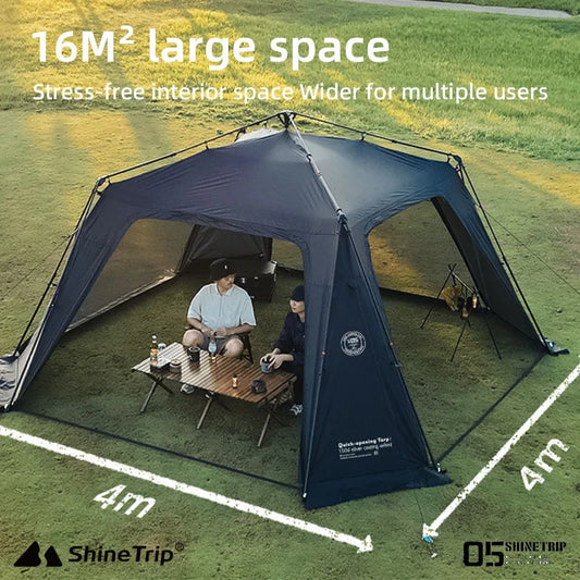 ShineTrip Heavy-Duty 600D Oxford Canopy | Waterproof Sun Shelter