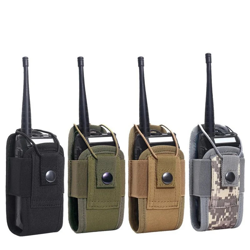 MOLLE Interphone Holster | Tactical Nylon Radio Pouch for Hunting
