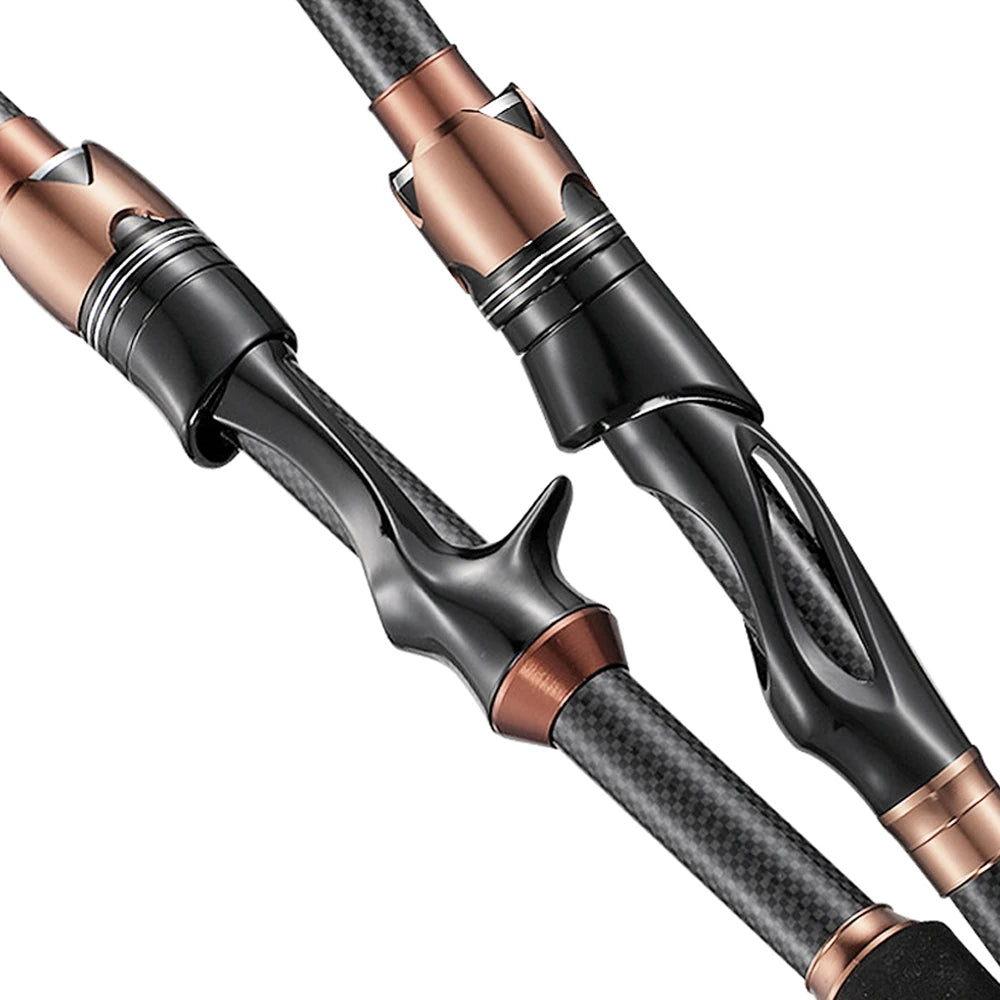 HLUR Telescopic Carbon Fiber Fishing Rod | Ultralight Spinning/Casting