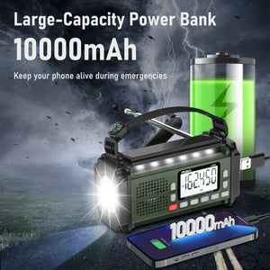 PRUNUS 10,000mAh Emergency Radio