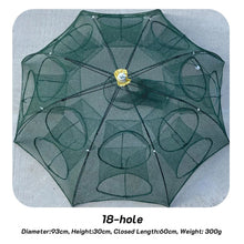 Portable Automatic 4 - 20 Hole Hand Fishing Net