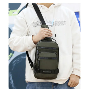 Men's Large Capacity Hiking Sling Bag
